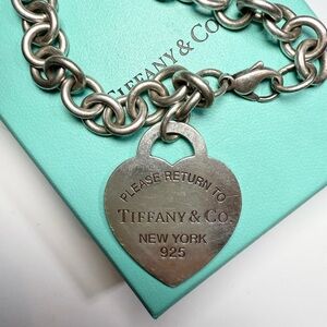 Tiffany & Co. Silver XL Return to Tiffany Heart Bracelet